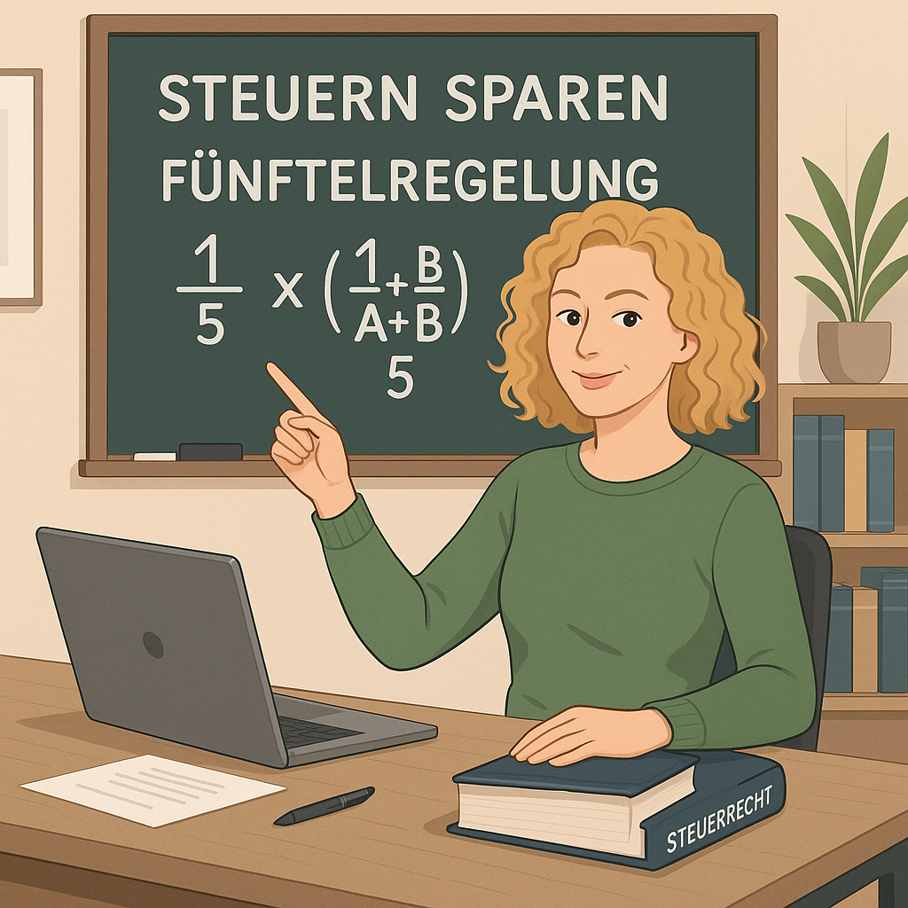 Steuern sparen mit der Fünftelregelung. Ab 2025 nur noch über die Einkommensteuererklärung.